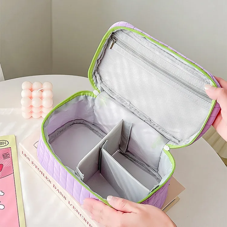 MITIANTU Large Capacity Cosmetics Storage Minimalist Style Portable Dopamine Dressing Makeup Bag-18