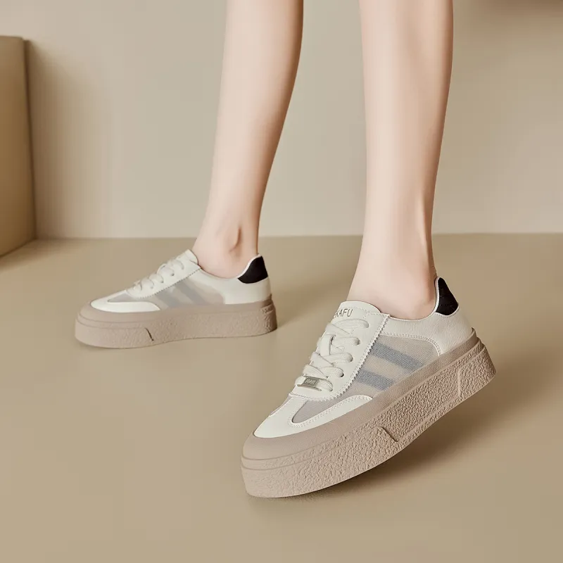 KEKAFU Anti-Slip And Wear-Resistant Breathable Low-Top Skateboard Shoes Women's-5