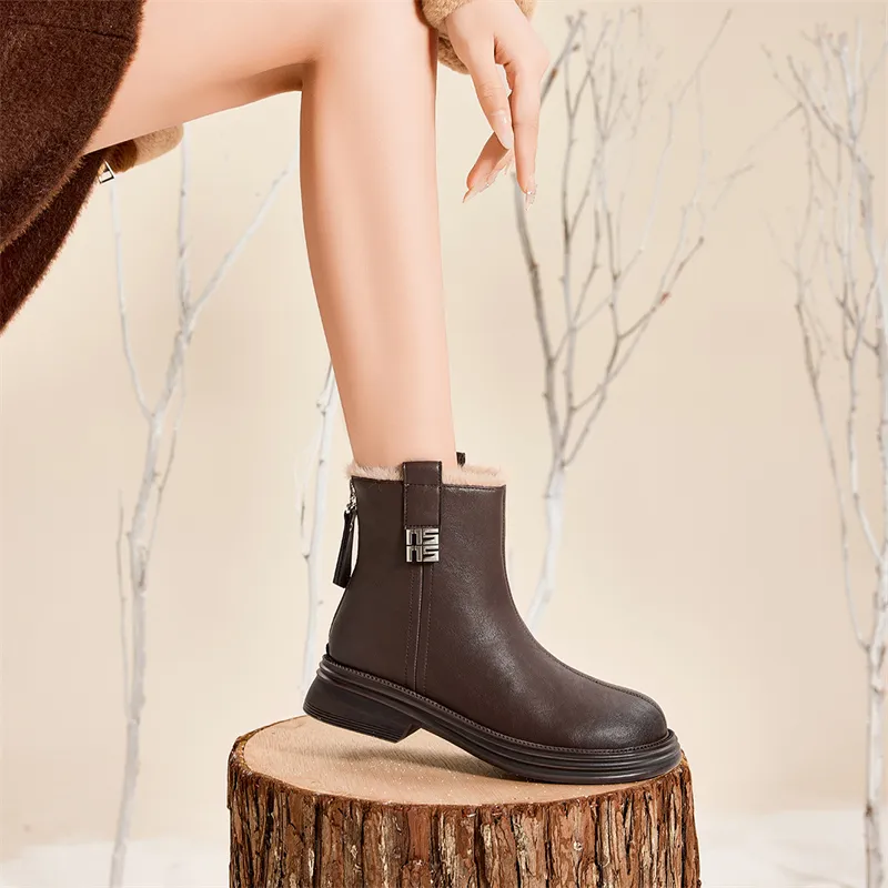 KEKAFU Ankle Boots 3.8cm Women's-6