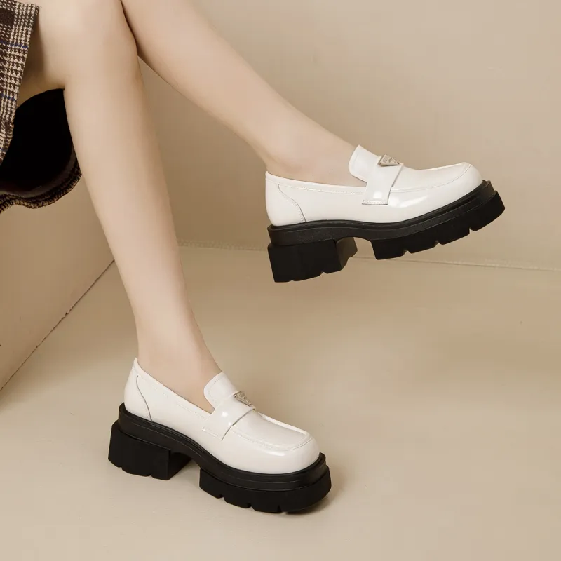 KEKAFU Loafers Women's Beige/Black-9