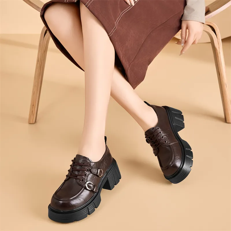 KEKAFU Chunky Heel High Heels 6.5cm Women's-5