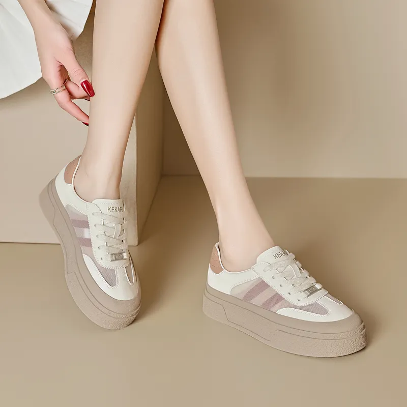 KEKAFU Anti-Slip And Wear-Resistant Breathable Low-Top Skateboard Shoes Women's-10