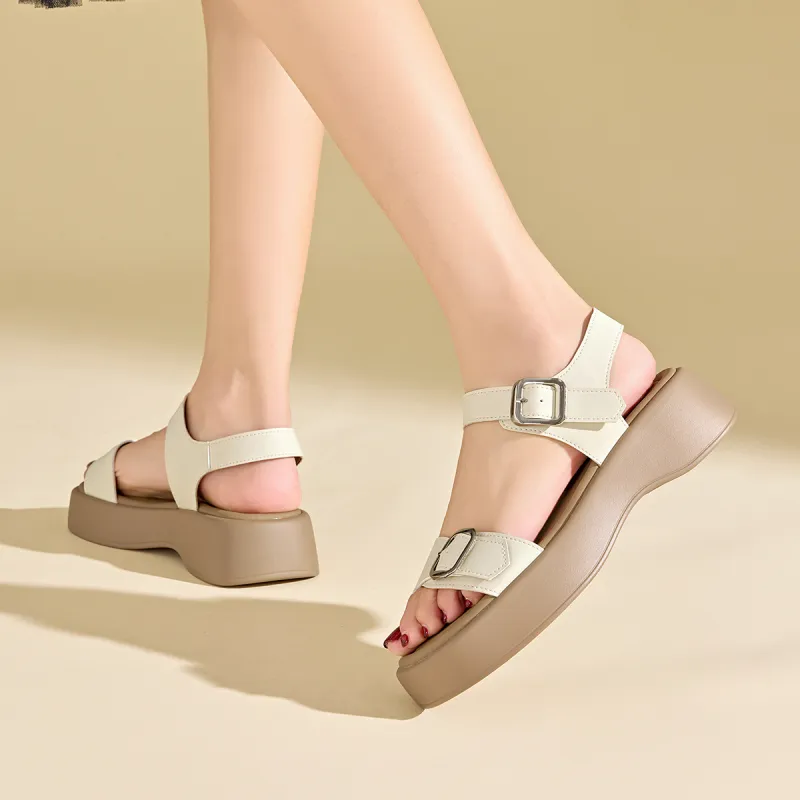 KEKAFU One Strap Sandals 4cm Women's-5
