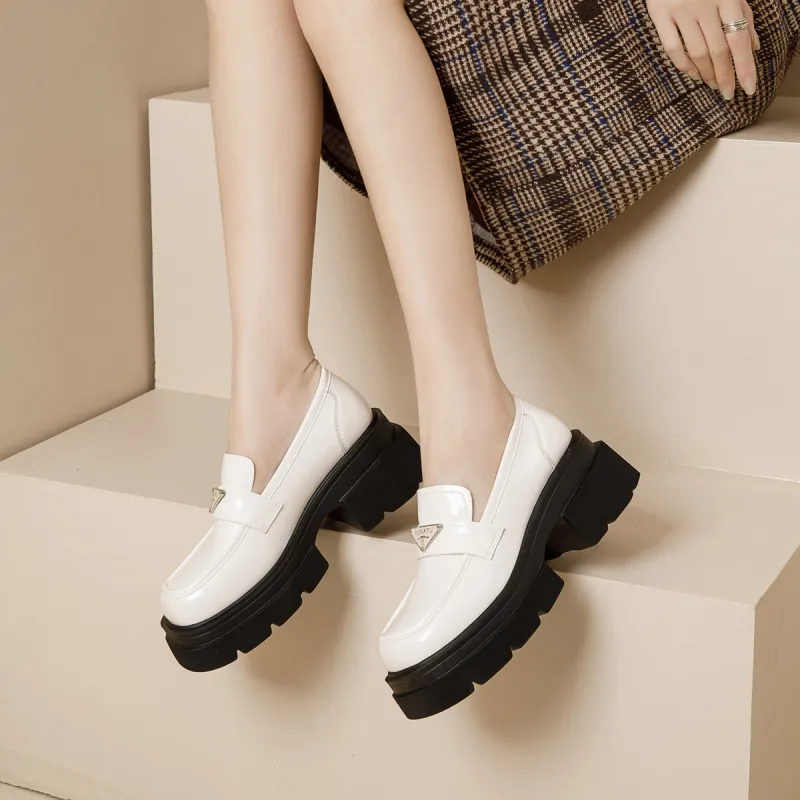 KEKAFU Loafers Women's Beige/Black-10