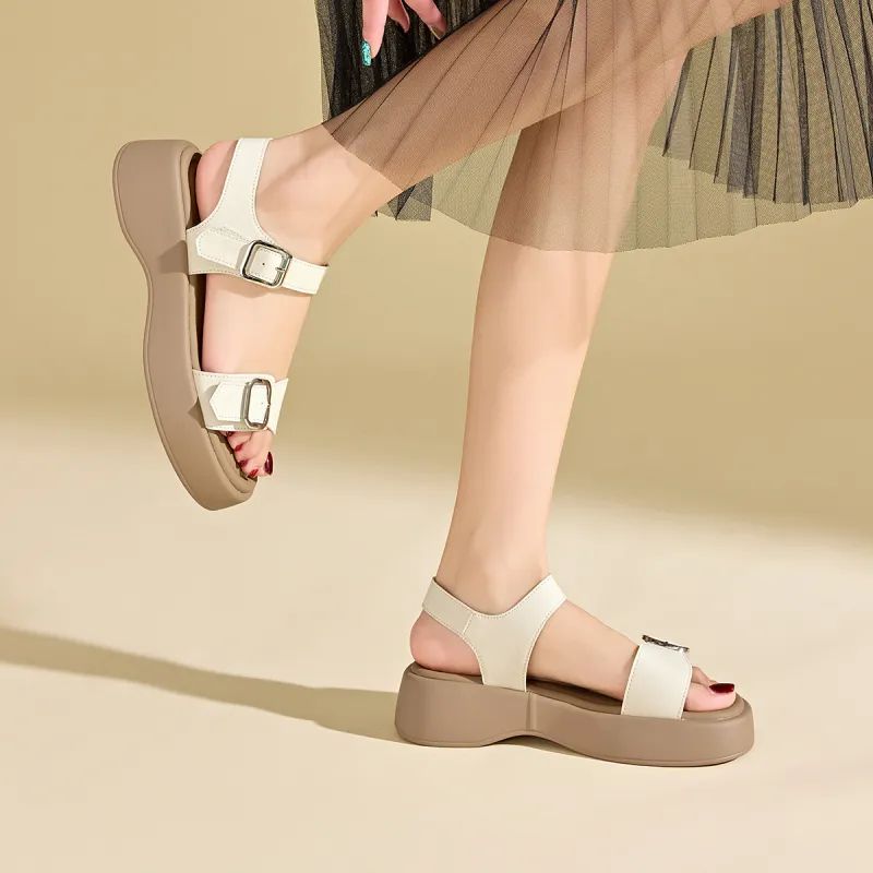 KEKAFU One Strap Sandals 4cm Women's-6