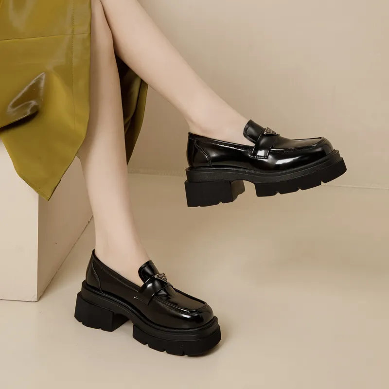 KEKAFU Loafers Women's Beige/Black-2