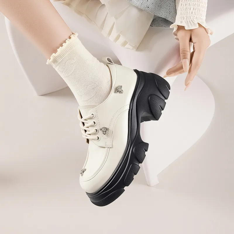 KEKAFU Chunky Heel High Heels 6.5cm Women's-6
