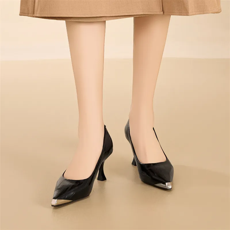 KEKAFU Slim Heel High Heels 6.4cm Women's-13