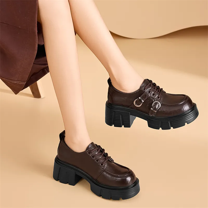 KEKAFU Chunky Heel High Heels 6.5cm Women's-6