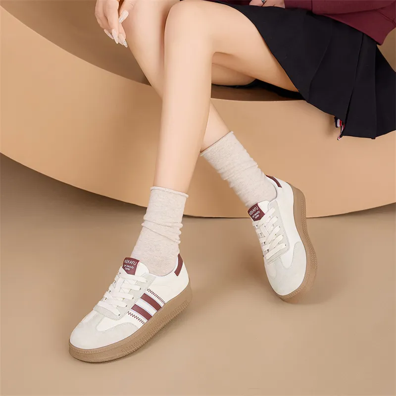 KEKAFU Low-Top Skateboard Shoes Women's-5