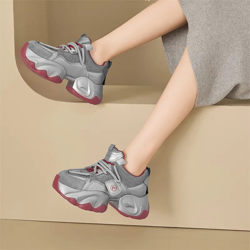 KEKAFU Low-Top Chunky Sneakers Women's-5