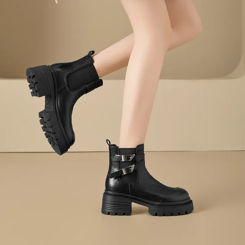 KEKAFU Short Chelsea Boots 6.4cm Women's-14