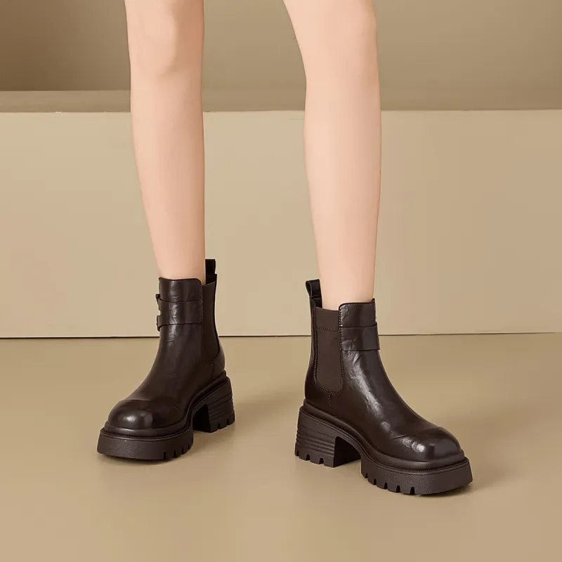 KEKAFU Short Chelsea Boots 6.4cm Women's-5