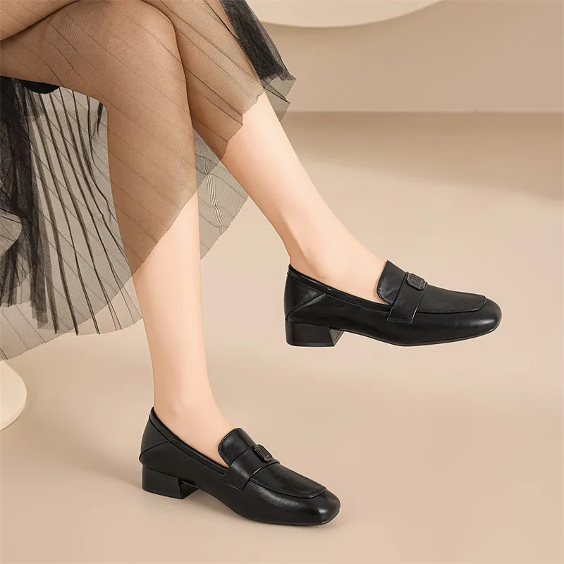 KEKAFU Loafers Women's Beige/Black-13
