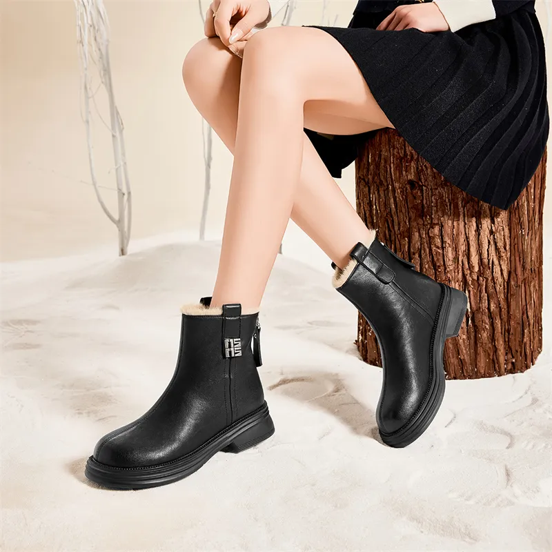 KEKAFU Ankle Boots 3.8cm Women's-12