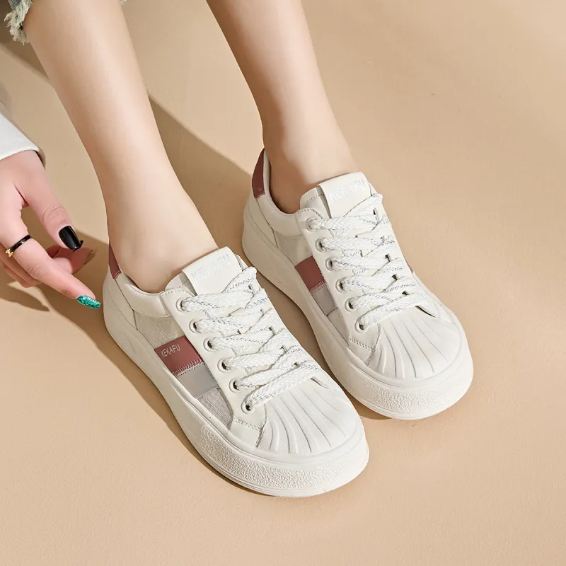 KEKAFU Anti-Slip And Wear-Resistant Breathable Low-Top Skateboard Shoes Women's-3