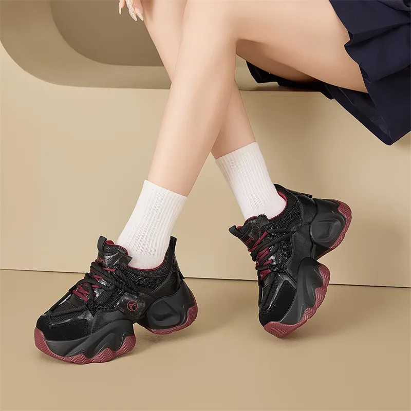 KEKAFU Low-Top Chunky Sneakers Women's-13