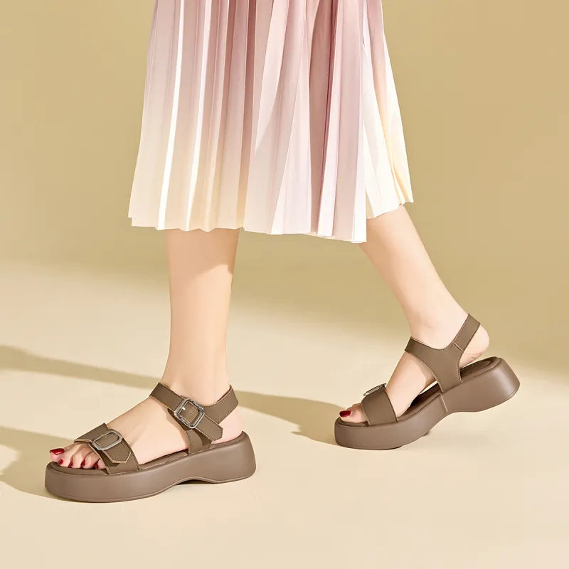 KEKAFU One Strap Sandals 4cm Women's-12