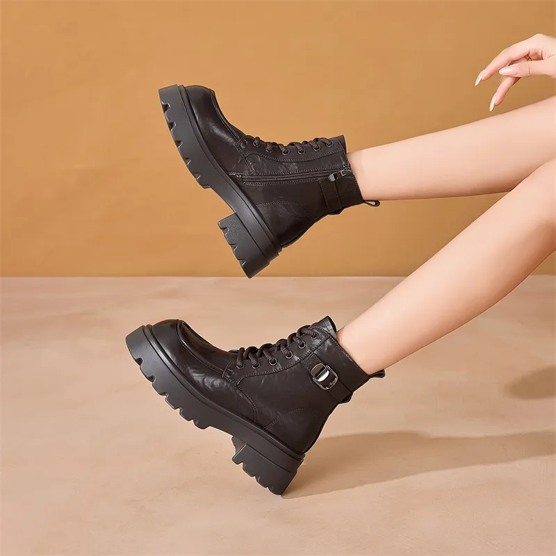 KEKAFU Short Martin Boot 5.5cm Women's-7