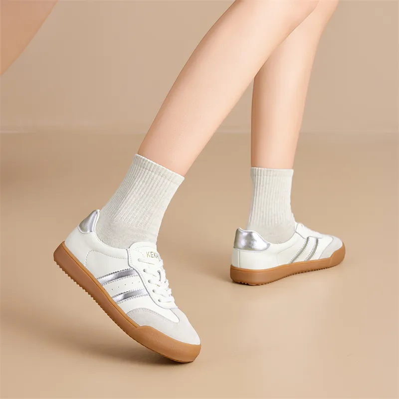 KEKAFU Anti-Slip And Wear-Resistant Height Increasing Low-Top Casual Shoes Women's-7