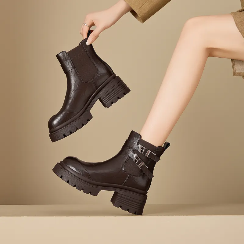 KEKAFU Short Chelsea Boots 6.4cm Women's-7