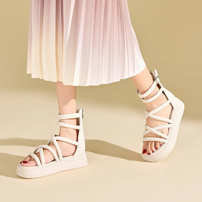 KEKAFU Roman Sandals 4cm Women's-5