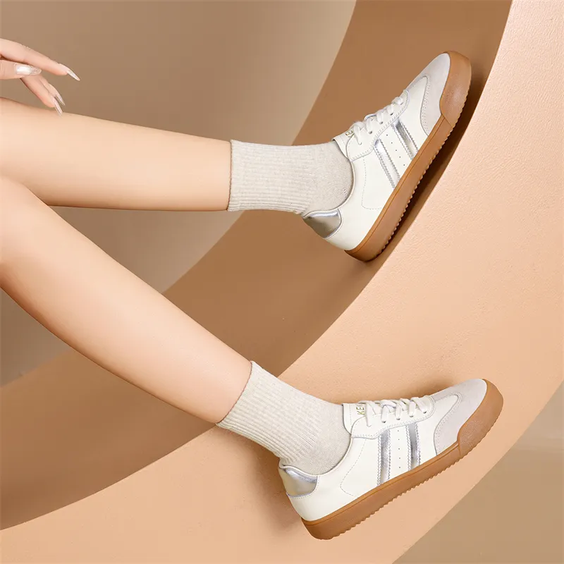 KEKAFU Anti-Slip And Wear-Resistant Height Increasing Low-Top Casual Shoes Women's-6