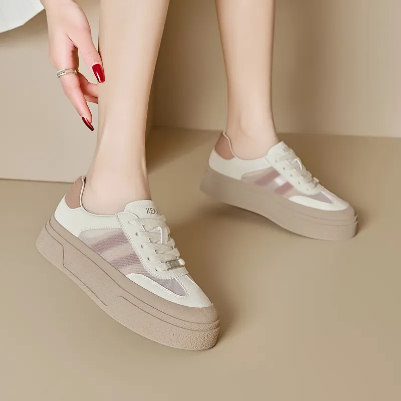 KEKAFU Anti-Slip And Wear-Resistant Breathable Low-Top Skateboard Shoes Women's-11