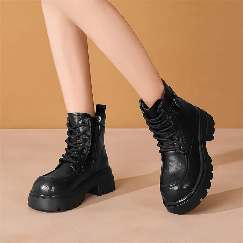 KEKAFU Short Martin Boot 5.5cm Women's-14