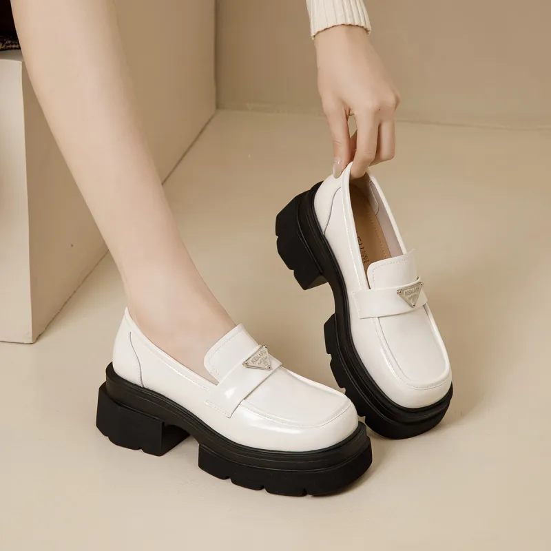 KEKAFU Loafers Women's Beige/Black-11