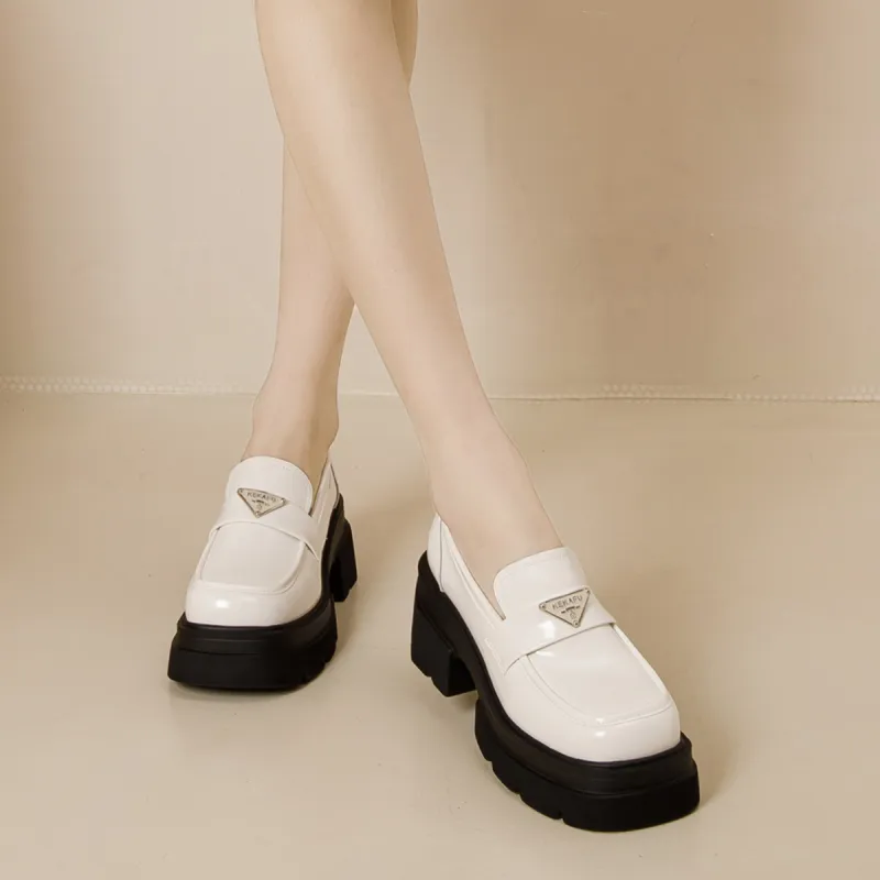 KEKAFU Loafers Women's Beige/Black-12