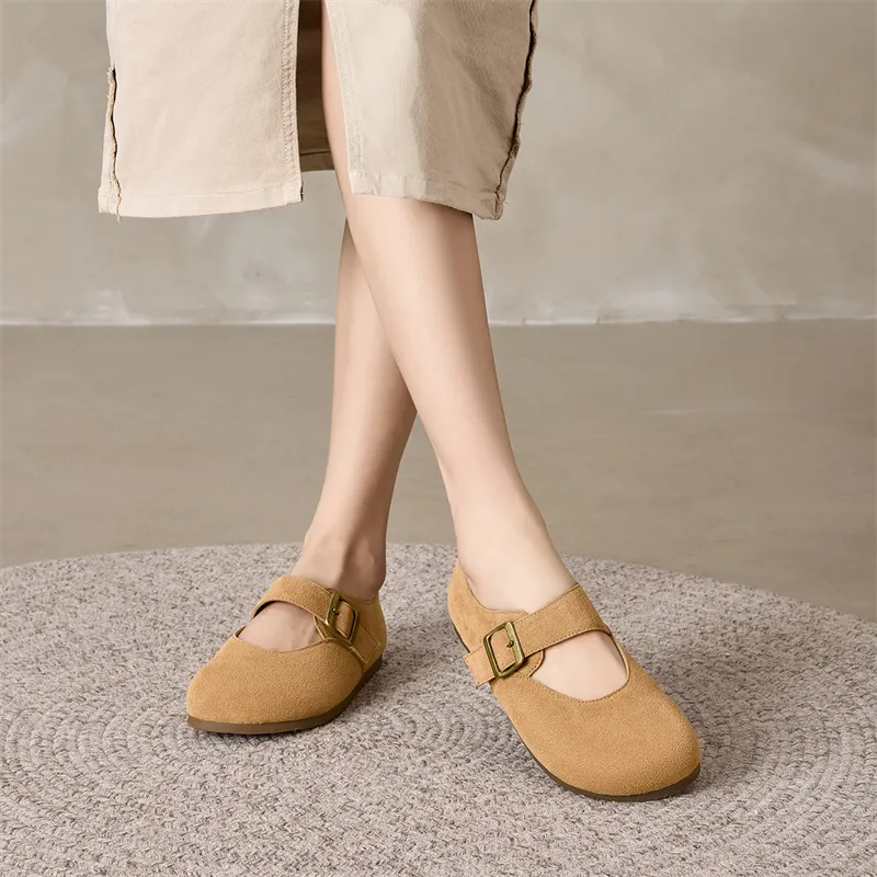 KEKAFU Casual Single Shoes 1cm Women's-6