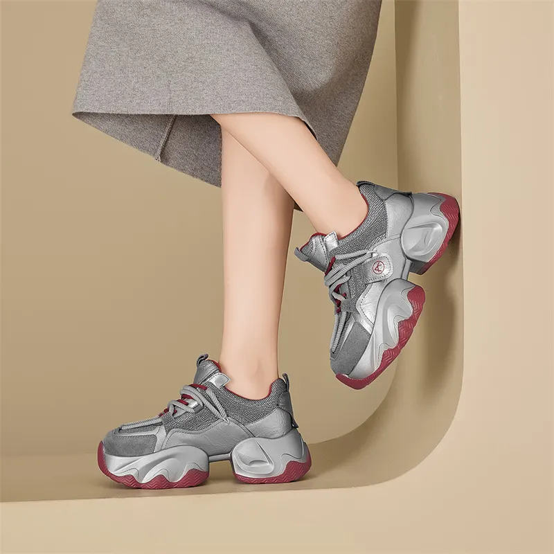 KEKAFU Low-Top Chunky Sneakers Women's-7