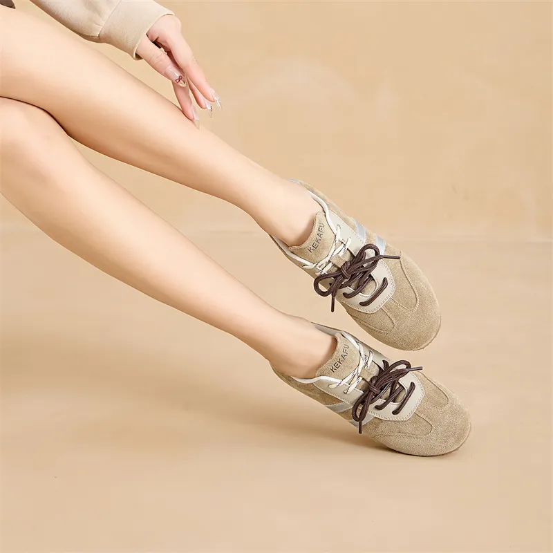 KEKAFU Anti-Slip And Wear-Resistant Lightweight Low-Top Casual Shoes Women's-14