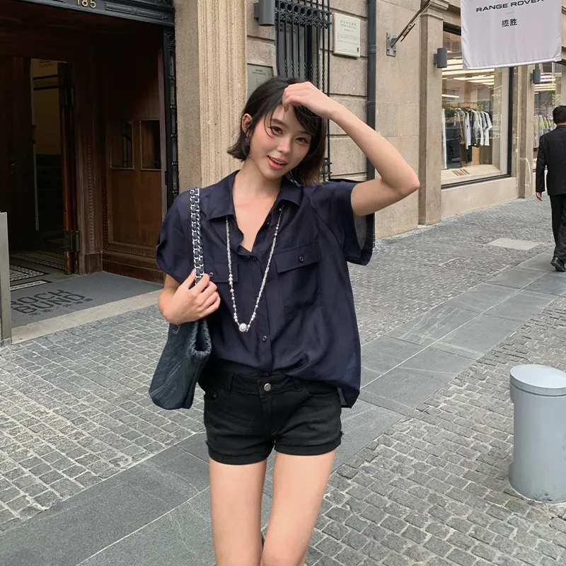 Ouyang Denim Shorts Women's-13