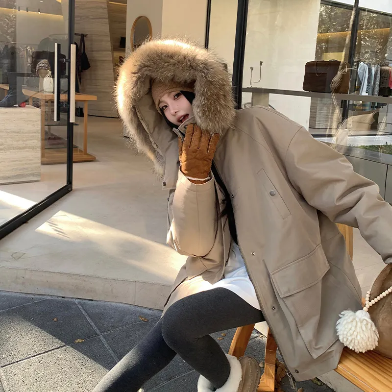 Ouyang Cropped Coats Women's-8