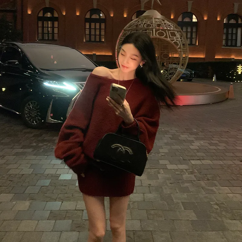Ouyang Long-Sleeved Dresses Women's-14