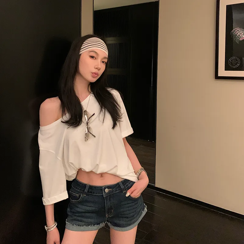 Ouyang Denim Shorts Women's-8