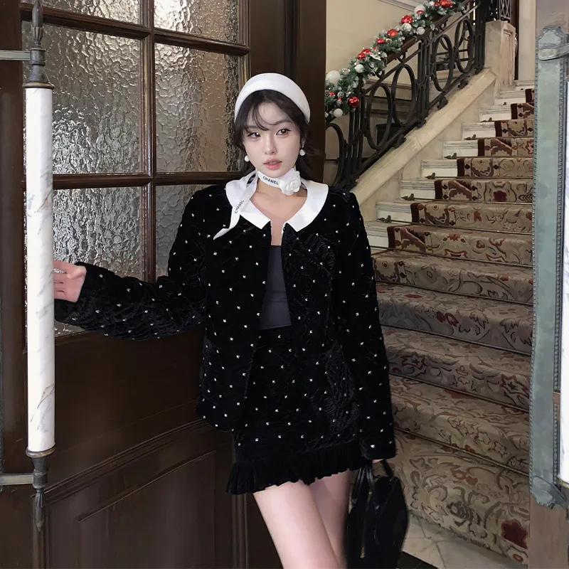 Ouyang Jackets & Coats Women's Galaxy Black-5