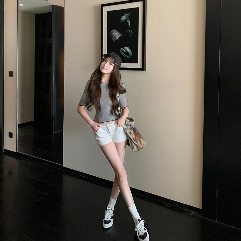Ouyang Denim Shorts Women's-3