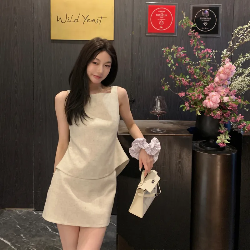 Ouyang Casual Short Skirts Women's-5