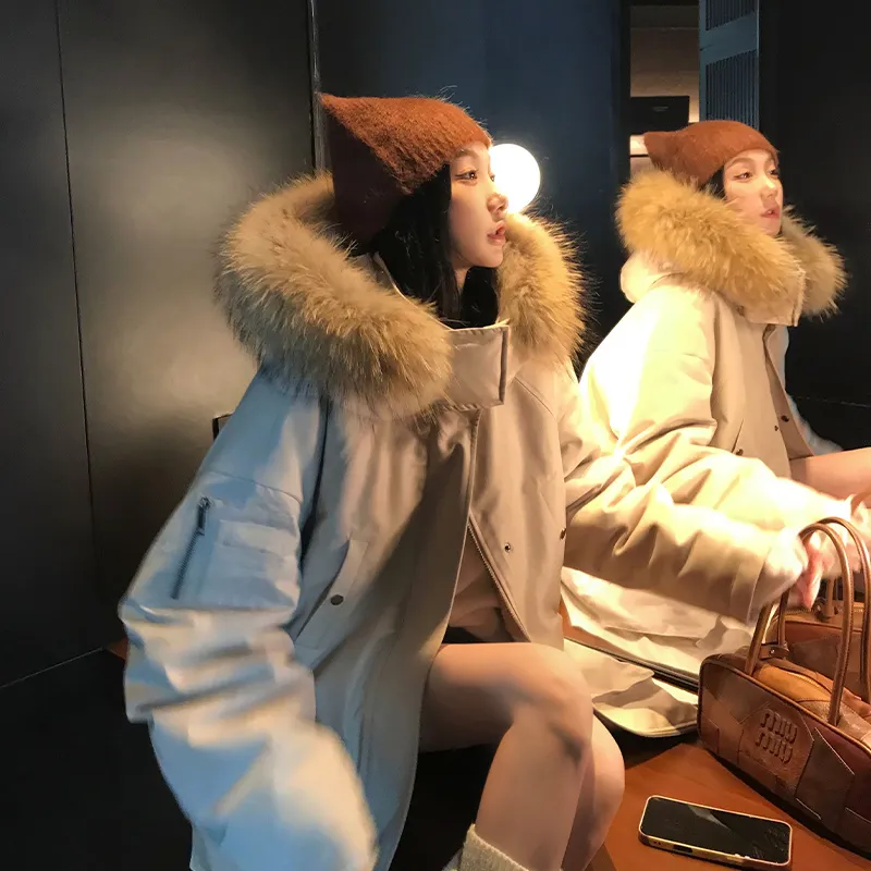 Ouyang Cropped Coats Women's-2