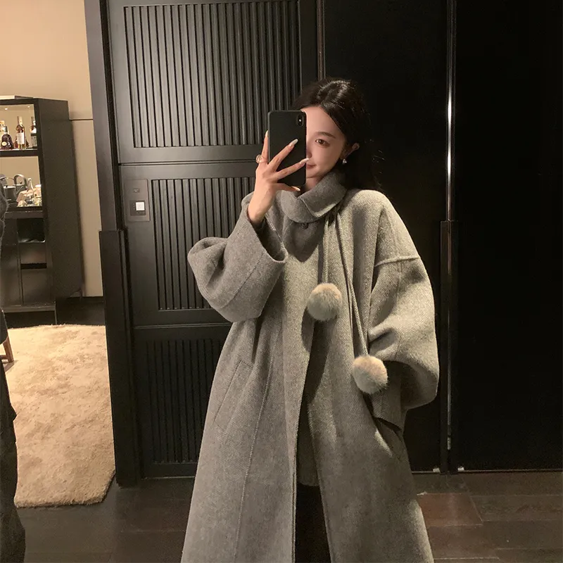 Ouyang Coats Women's Pine Smoke Gray-4