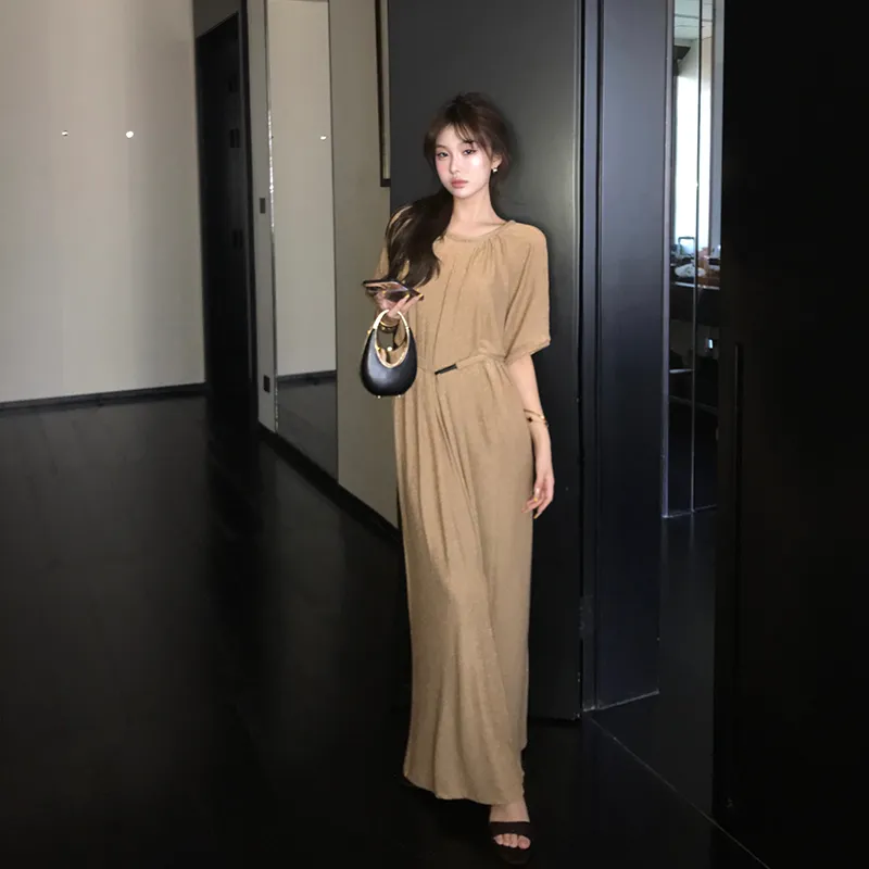 Ouyang Short Sleeved Dress Women's-3