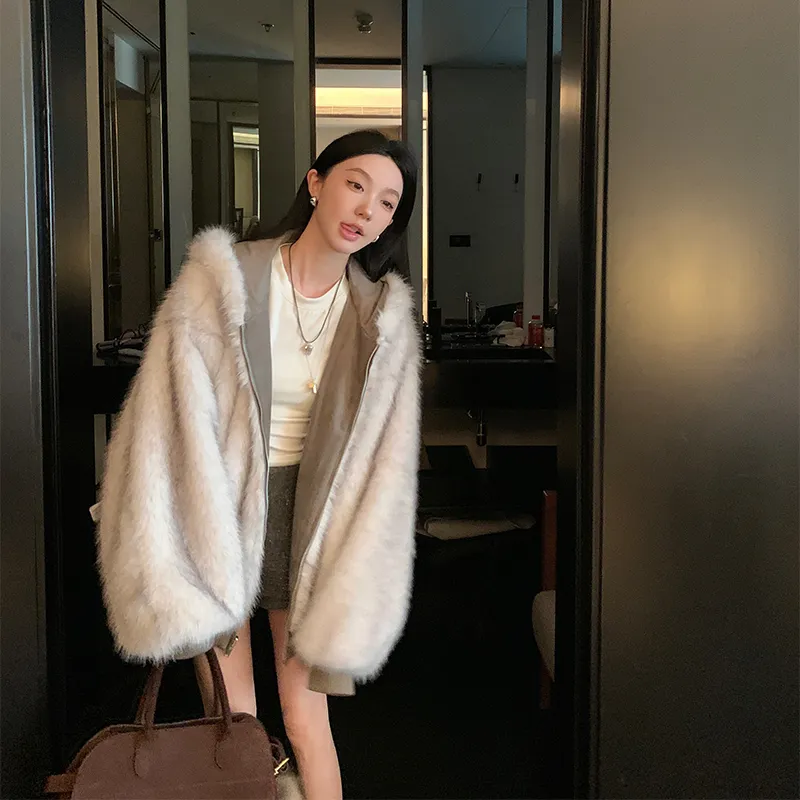Ouyang Cropped Coats Women's Silver Frost Gray-3