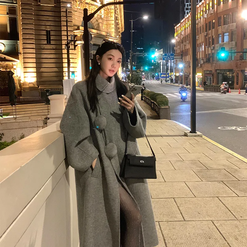 Ouyang Coats Women's Pine Smoke Gray-5