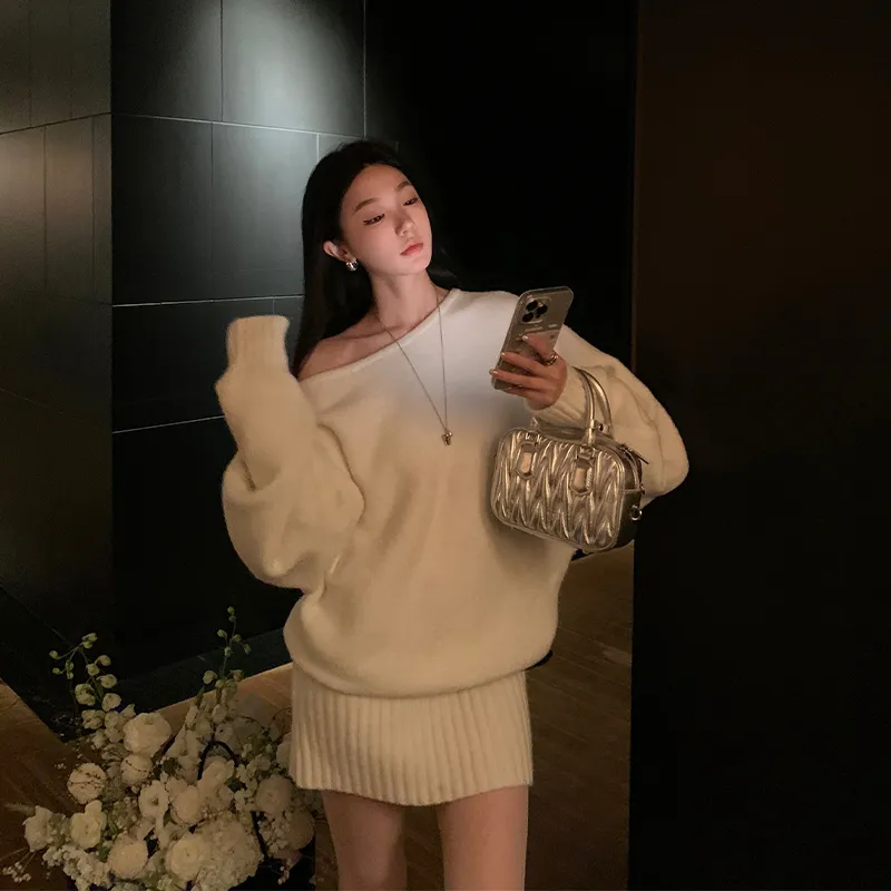 Ouyang Long-Sleeved Dresses Women's-8