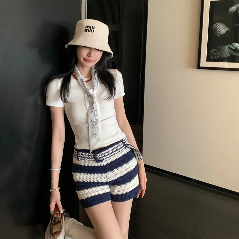 Ouyang Casual Shorts Women's-7