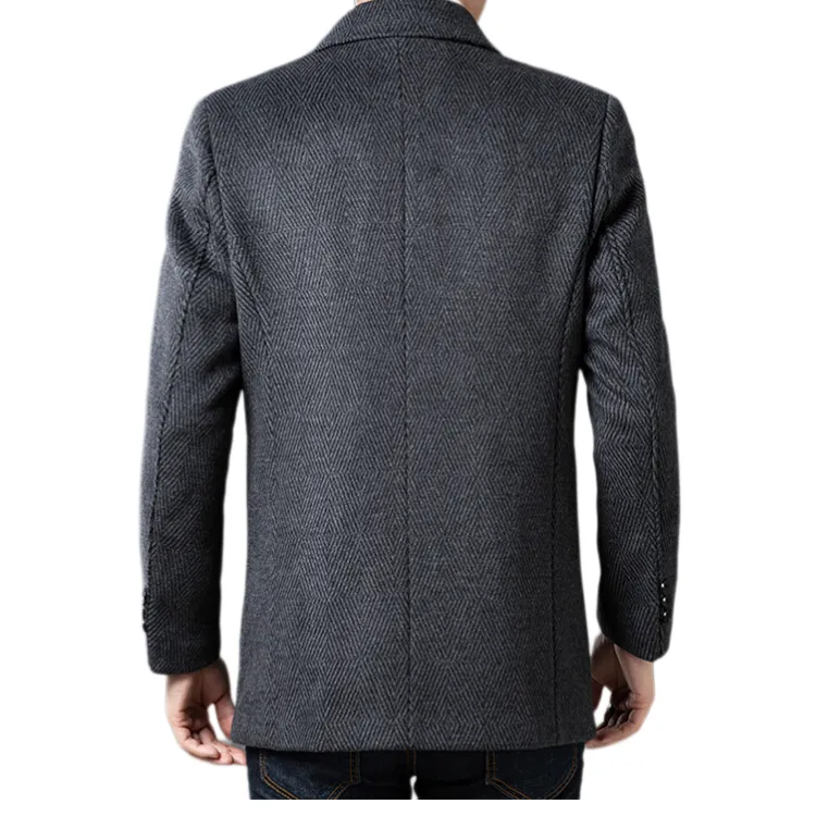 PIERRE CARDIN Coats Men's Dark Gray Includes Scarf-1