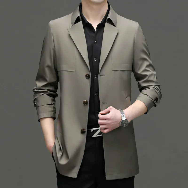 PIERRE CARDIN Trench Coat Men's-7